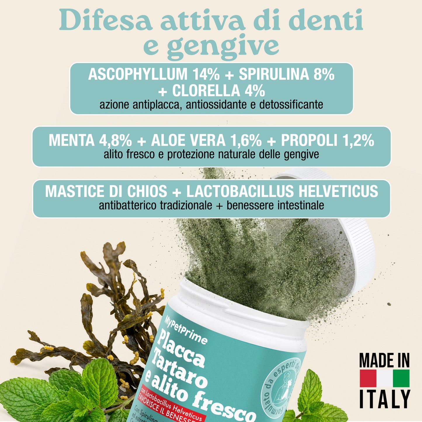 Placca, Tartaro e Alito fresco
