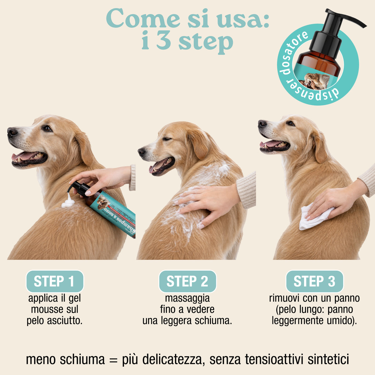 shampoo a secco